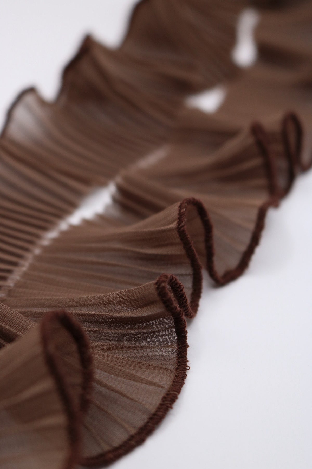 Plisado gasa chocolate