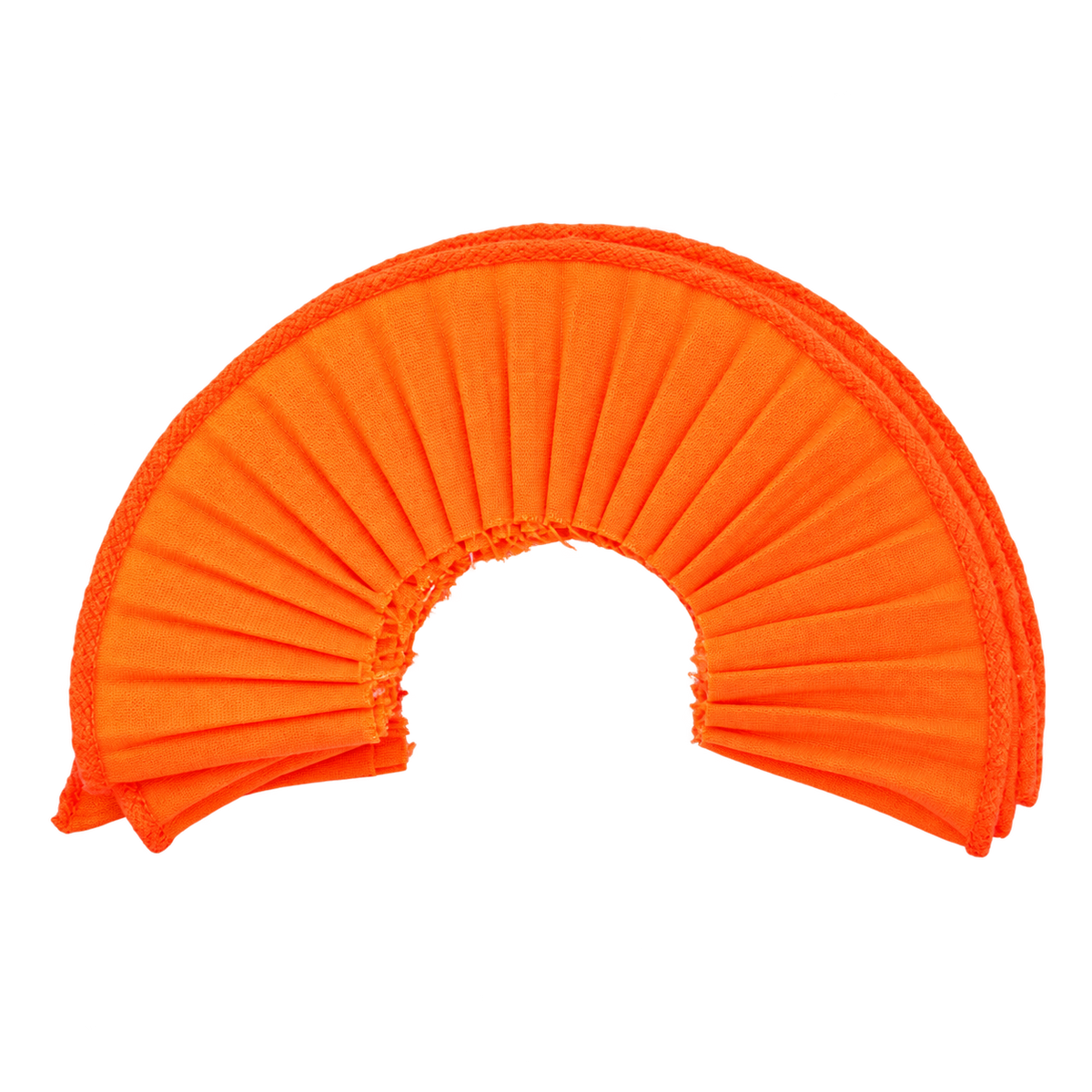 Mini plisado naranja fluor | Plisados Chile