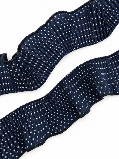 Tira plisada Marino dots