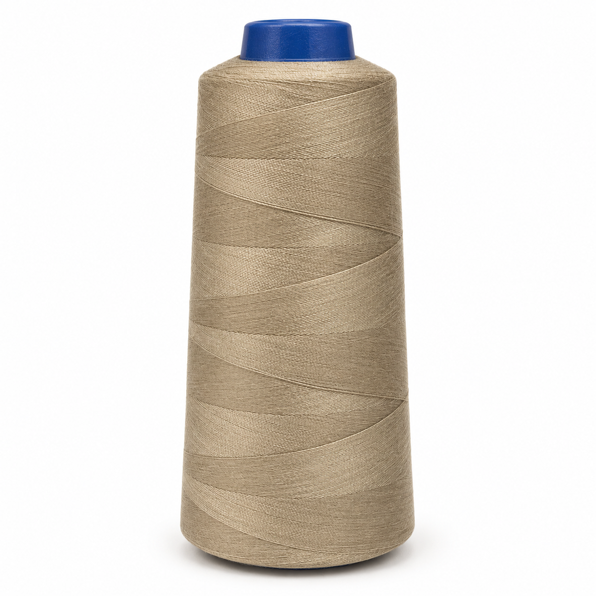 Cono de hilo beige tostado de 2000 yardas
