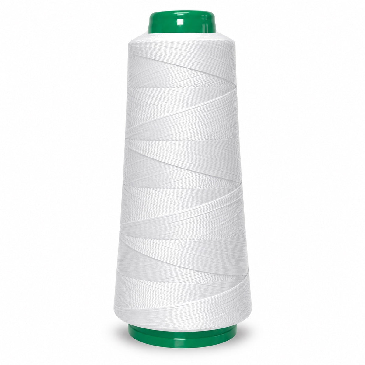 Cono de hilo blanco de 2000 yardas