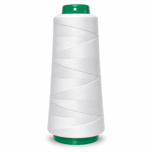 Cono de hilo blanco de 2000 yardas