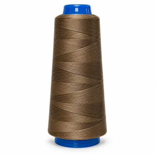 Cono de hilo café moro de 2000 yardas