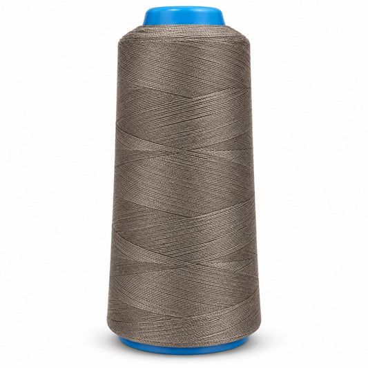 Cono de hilo gris topo de 2000 yardas