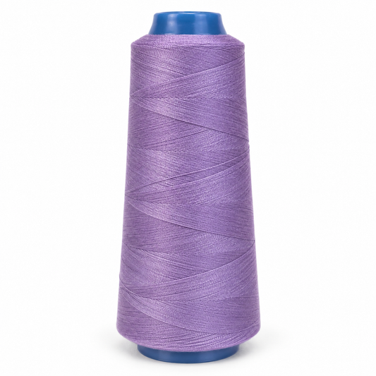 Cono de hilo lila de 2000 yardas
