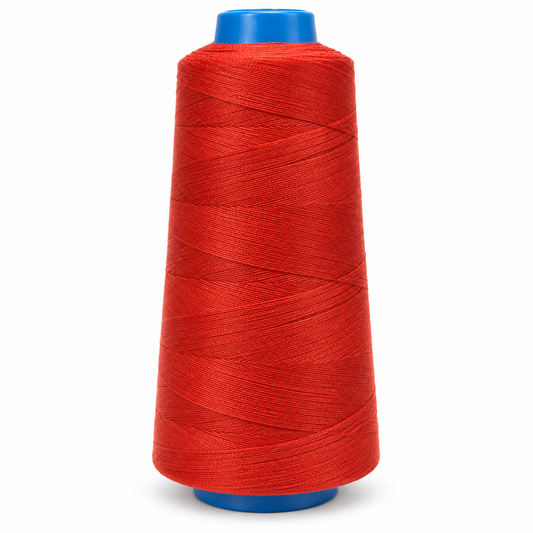 Cono de hilo rojo de 2000 yardas