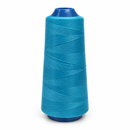 Cono de hilo turquesa de 2000 yardas