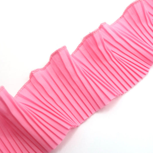 Plisado Popelina rosa Barbie