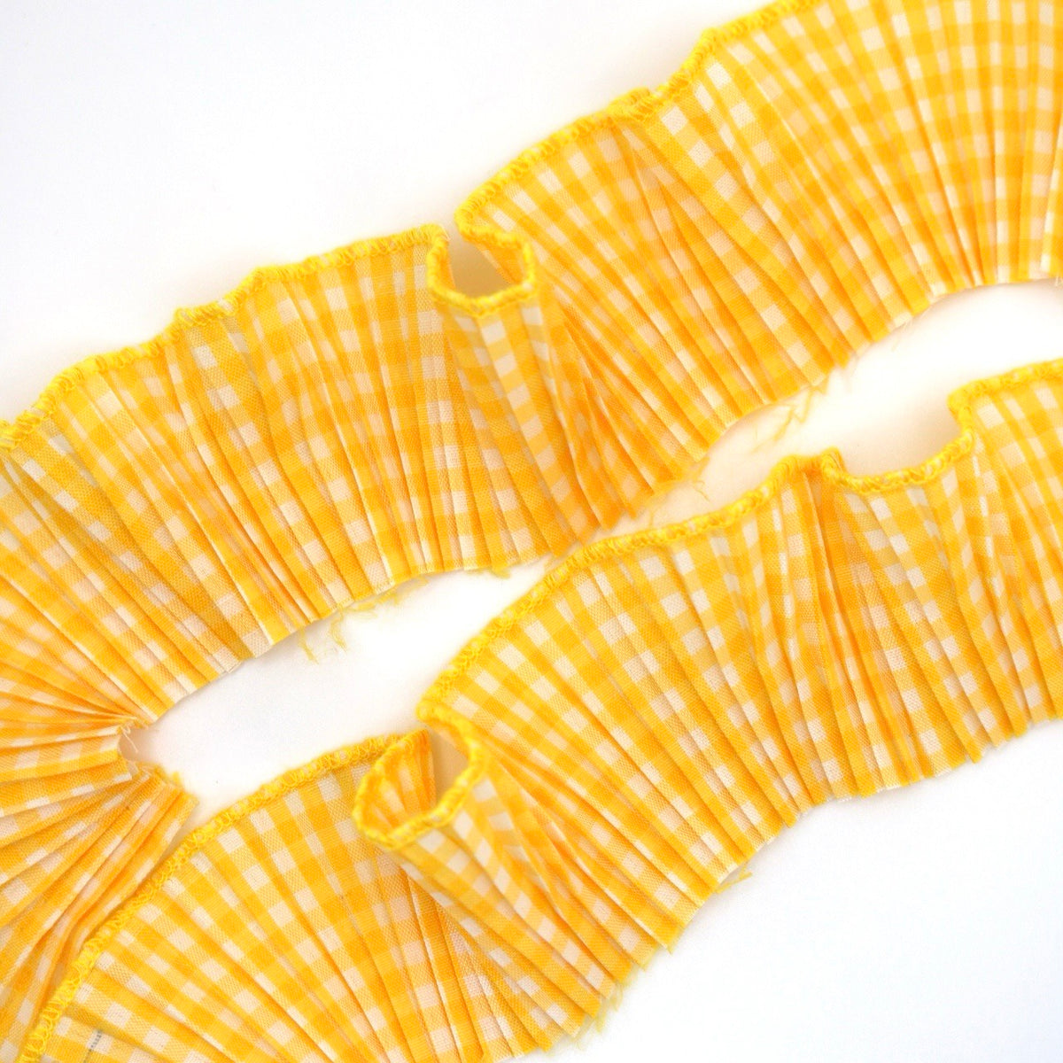 Tira popelina cuadrillé amarillo