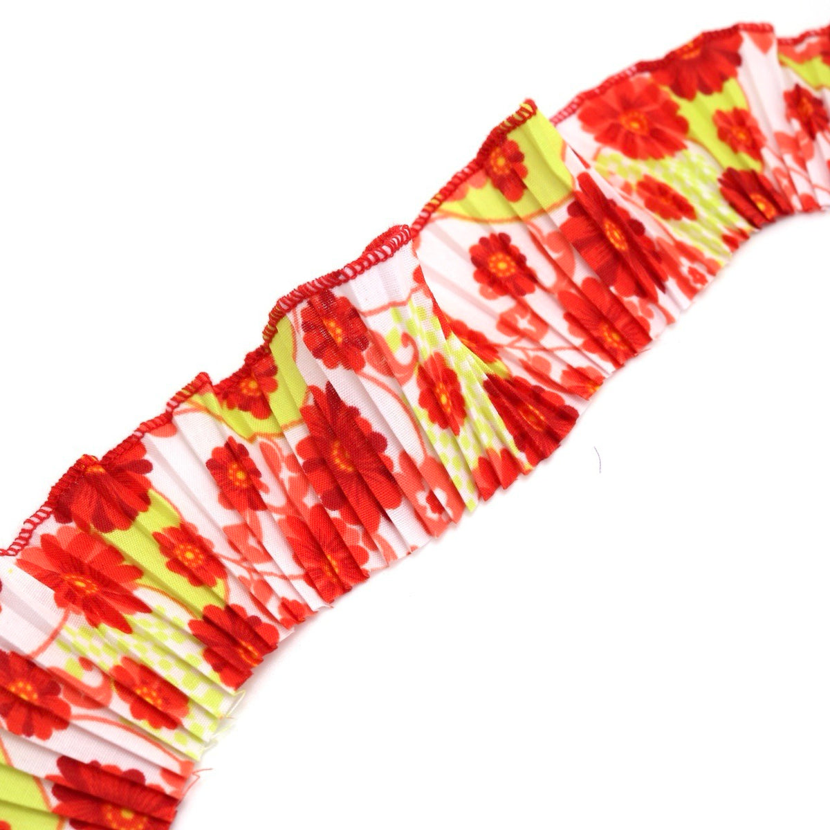 Tira popelina dalia rojo