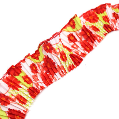 Tira popelina dalia rojo
