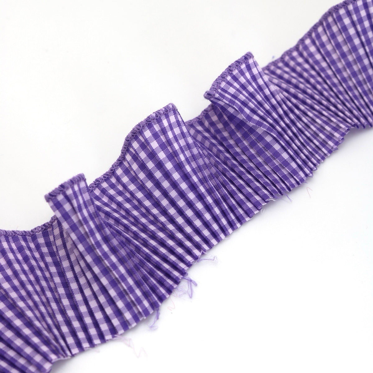 Tira popelina cuadrillé morado