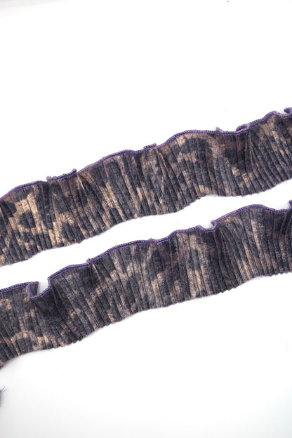 Plisado Leopardo lavanda