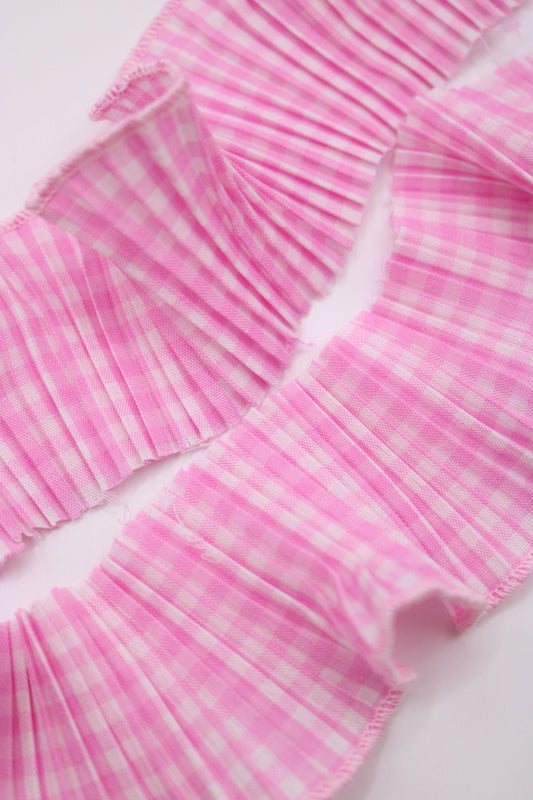 Tira popelina Vichy Rosa