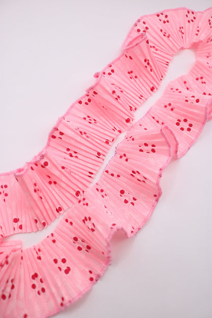 Plisado popelina Rosa Chicle