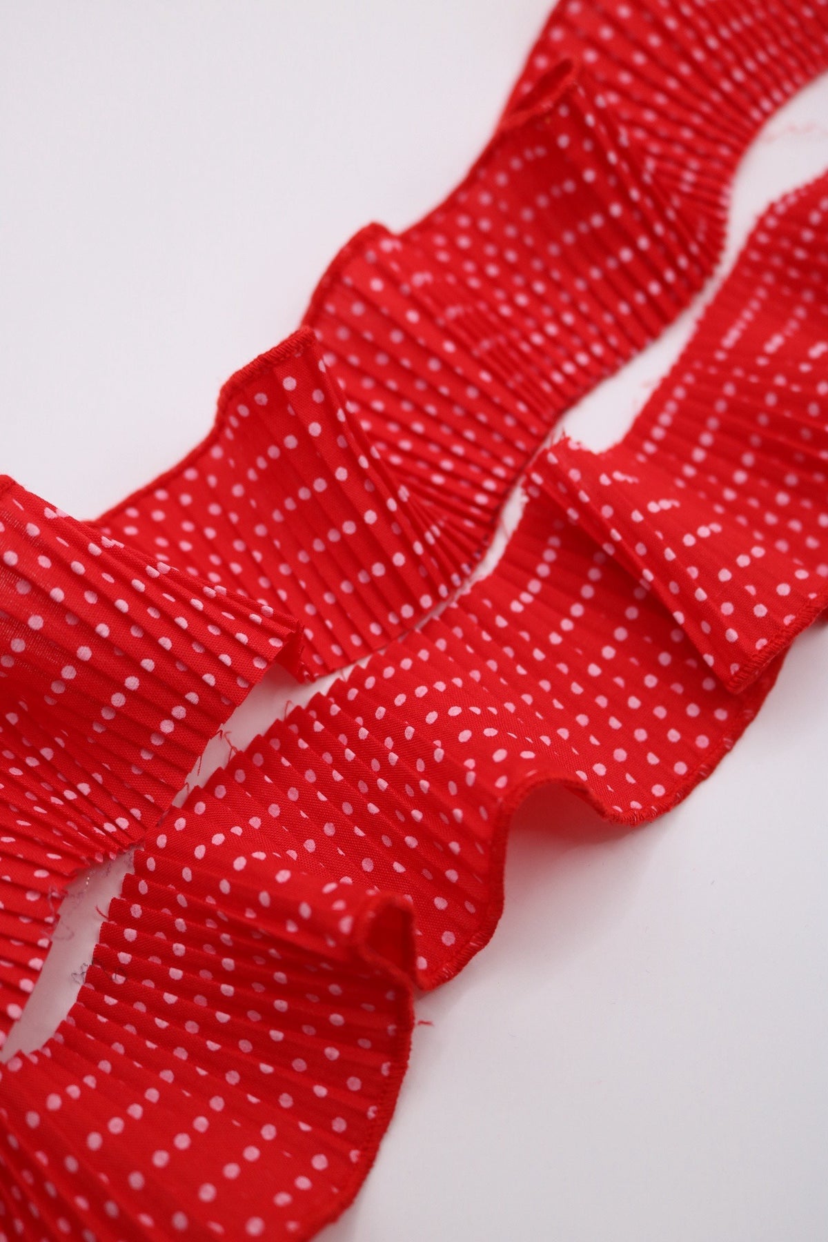 Tira popelina rojo polka
