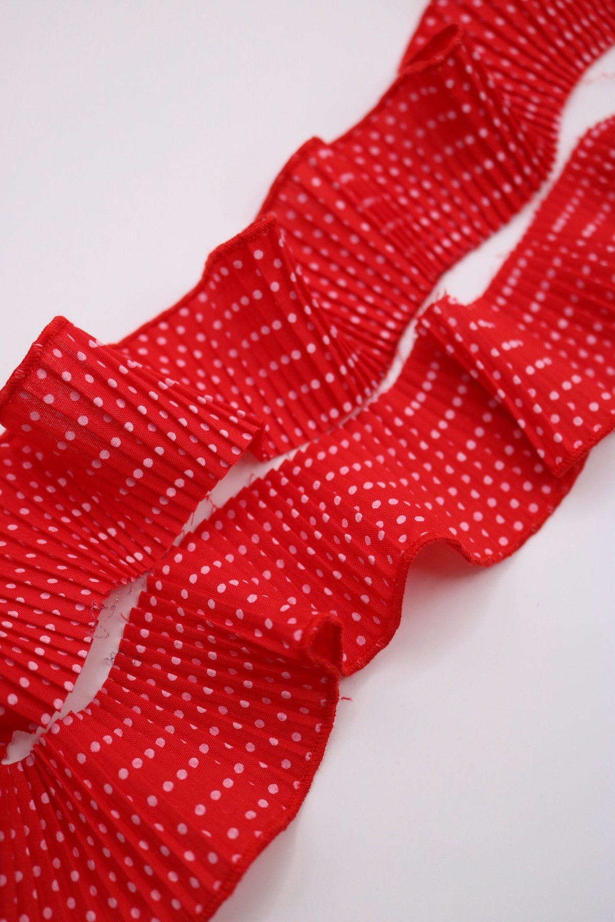 Tira popelina rojo polka