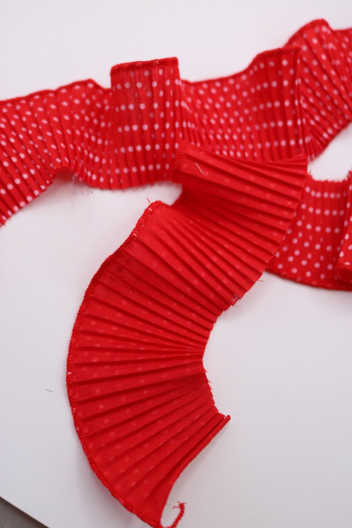 Tira popelina rojo polka