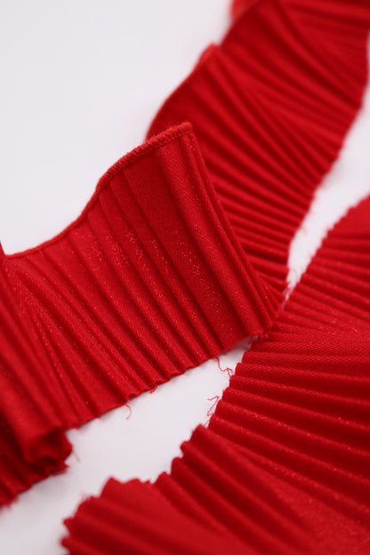 Plisado rojo Shine