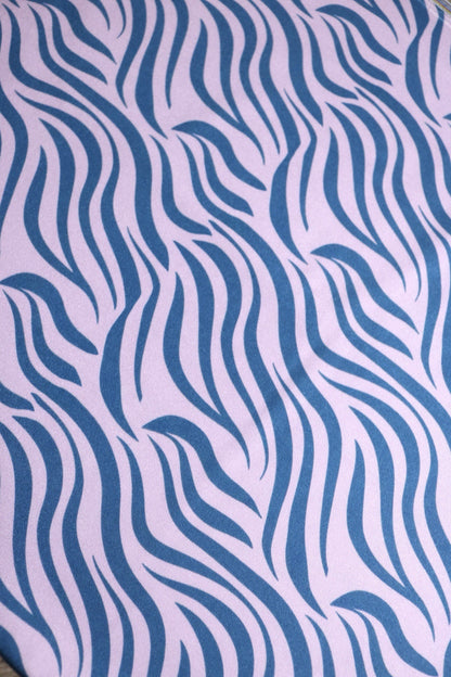 Lycra DuPont cebra lila