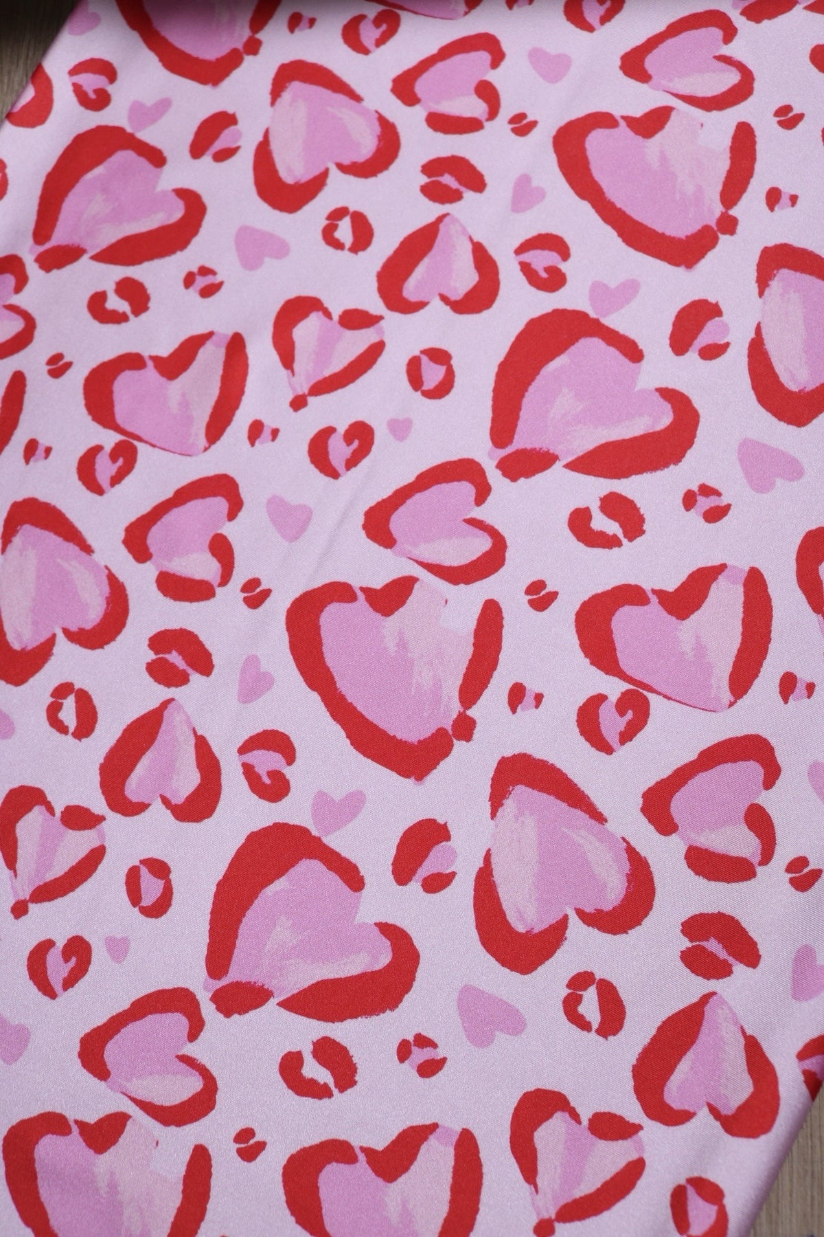 Lycra DuPont corazón rosa | Plisados Chile