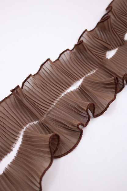 Plisado gasa chocolate