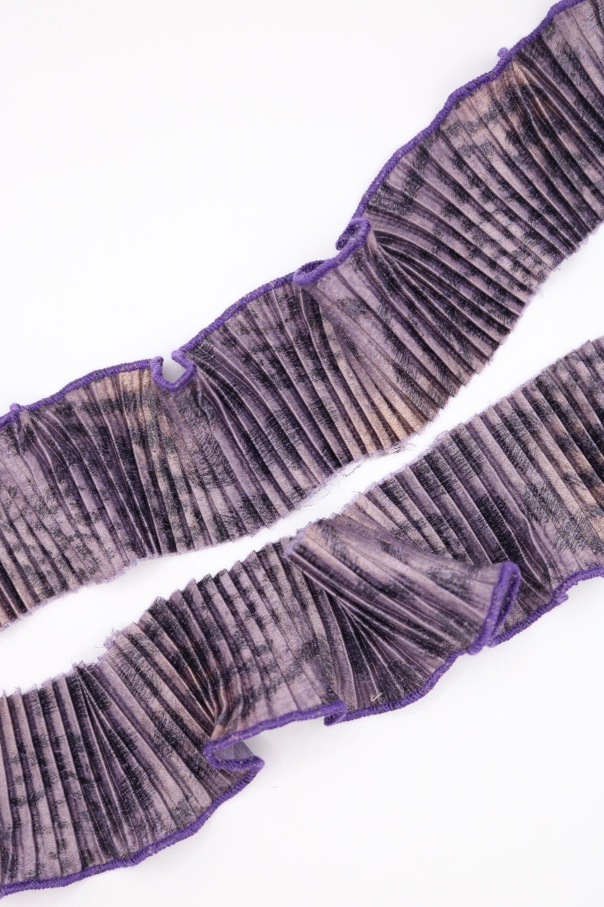 Tira plisada print lavanda