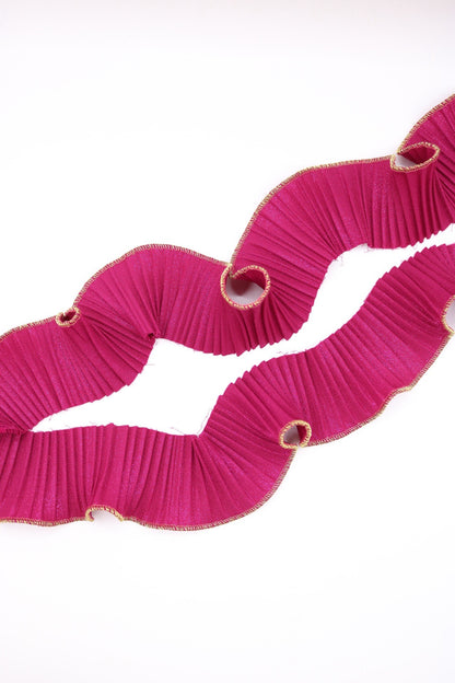 Tira magenta shine doré